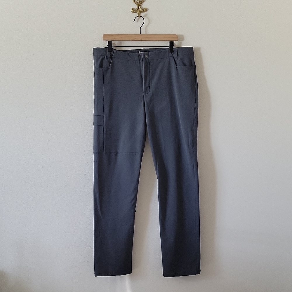 Betabrand Gray Travel‎ Cargo Pants Size 14 Long